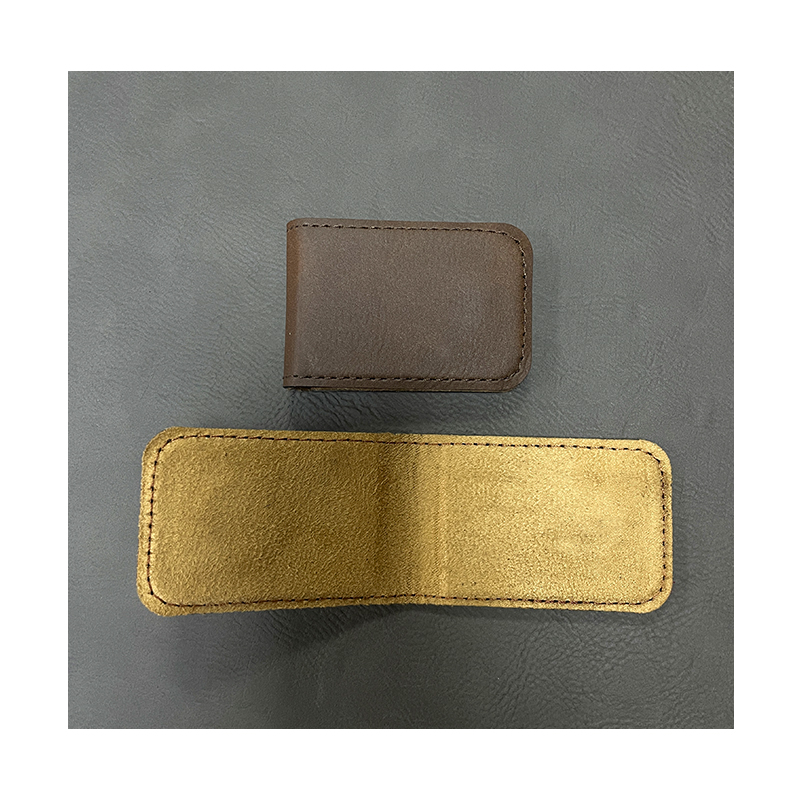 Laserable Leatherette Money Clip Laserable Leatherette Money Clip