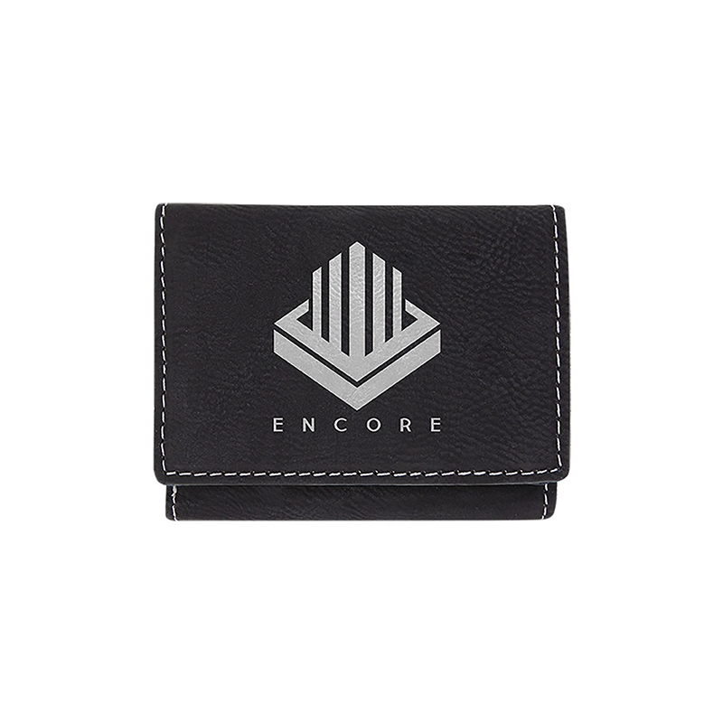 Laserable Leatherette Trifold Wallet Laserable Leatherette Trifold Wallet