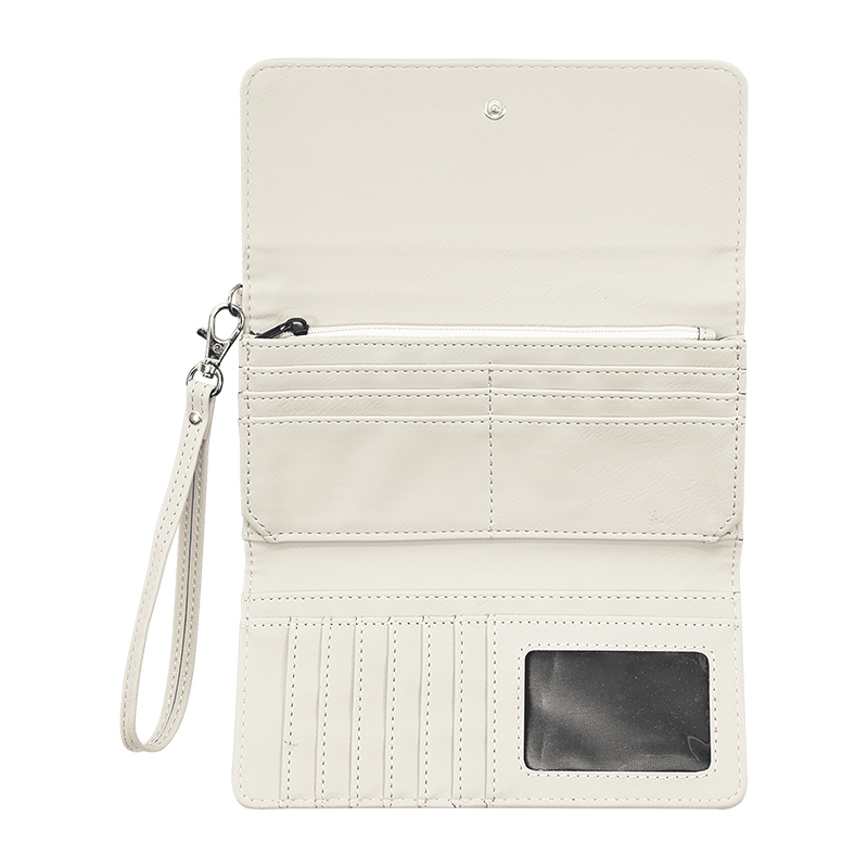 Laserable Leatherette Wallet with Strap Laserable Leatherette Wallet with Strap