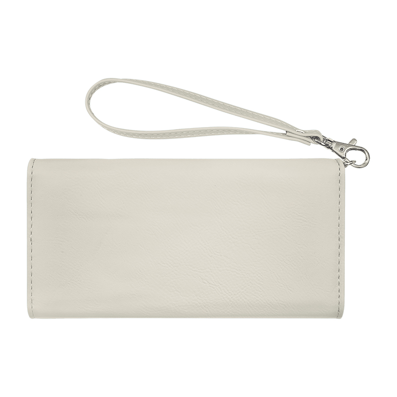 Laserable Leatherette Wallet with Strap Laserable Leatherette Wallet with Strap