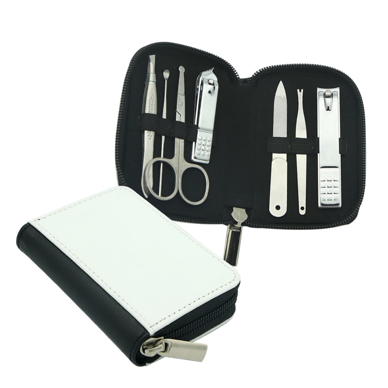 Sublimation Pu Leather Manicure Set Sublimation Pu Leather Manicure Set