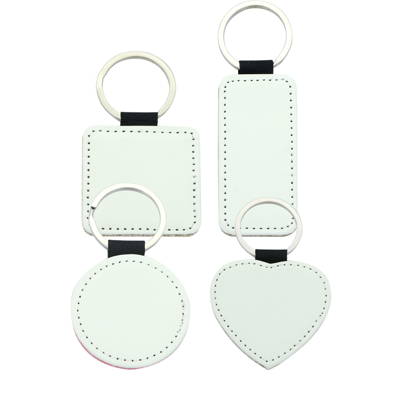 Sublimation Glittering Leatherette Rectangle Keychain - Single Sided Printing Sublimation Glittering Leatherette Rectangle Keychain - Single Sided Printing