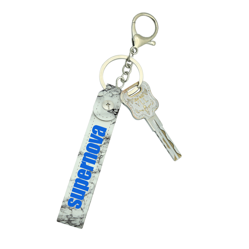 Sublimation Leatherette Lanyard Keychain Sublimation Leatherette Lanyard Keychain