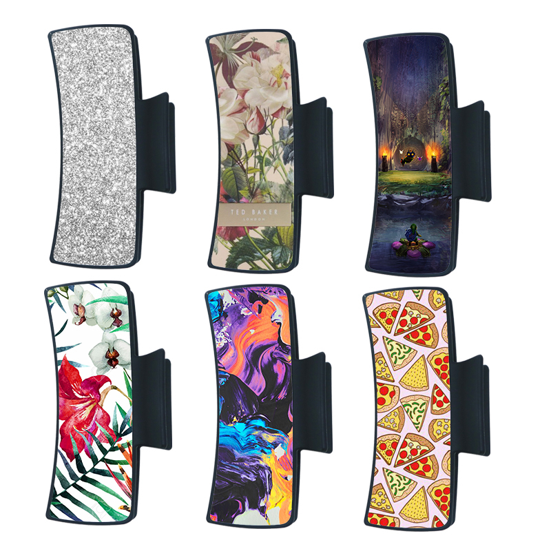 Sublimation Leatherette Hair Clip