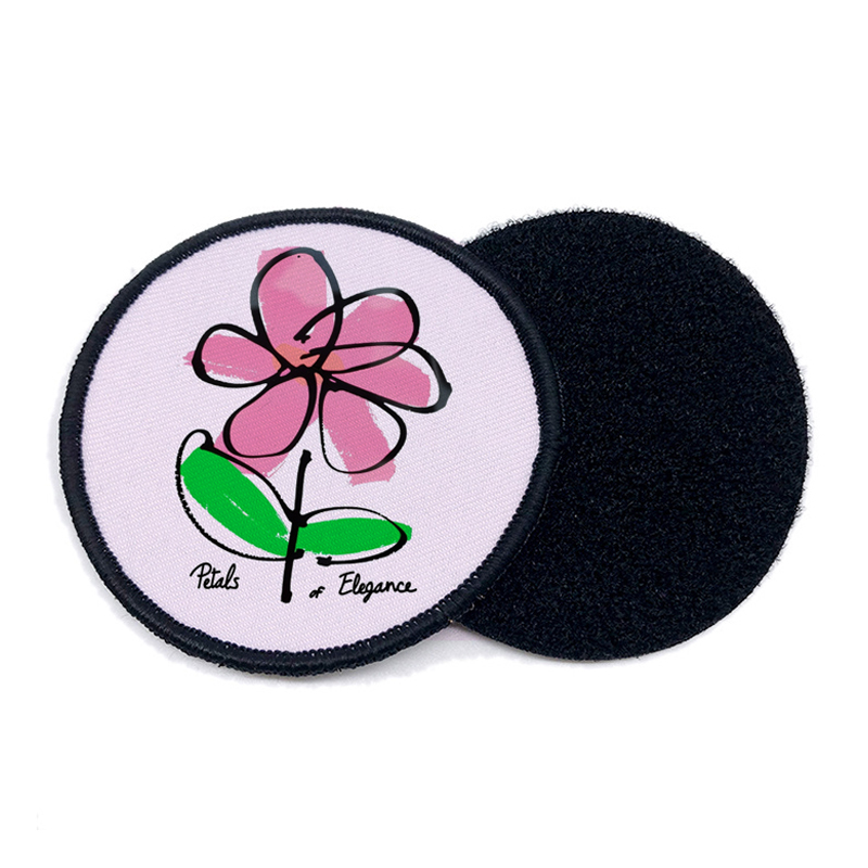 2 1/2' Round Sublimation Leatherette Patches with Adhesive 2 1/2' Round Sublimation Leatherette Patches with Adhesive