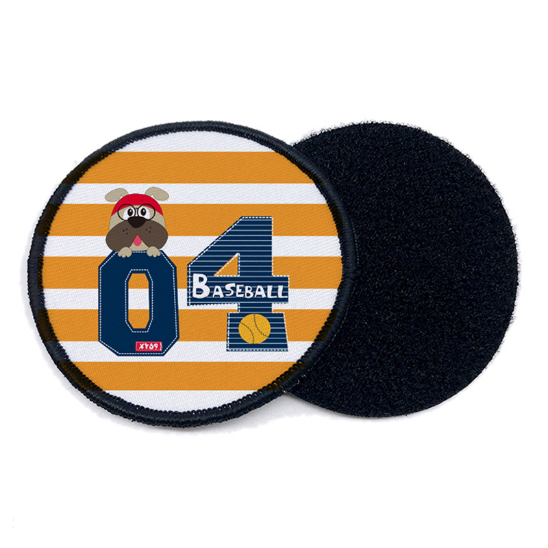 2 1/2' Round Sublimation Leatherette Patches with Adhesive 2 1/2' Round Sublimation Leatherette Patches with Adhesive