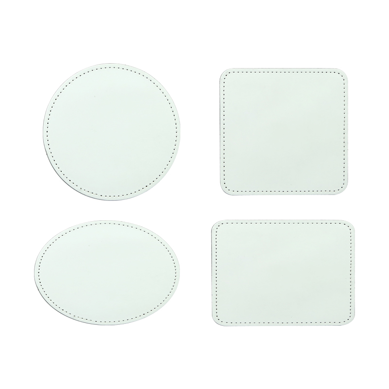 2 1/2' Round Sublimation Leatherette Patches with Adhesive 2 1/2' Round Sublimation Leatherette Patches with Adhesive