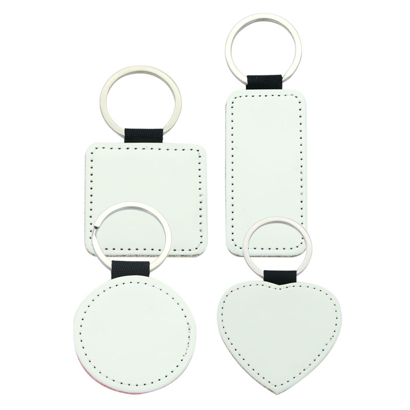 Sublimation Glittering Leatherette Square Keychain - Single Sided Printing Sublimation Glittering Leatherette Square Keychain - Single Sided Printing