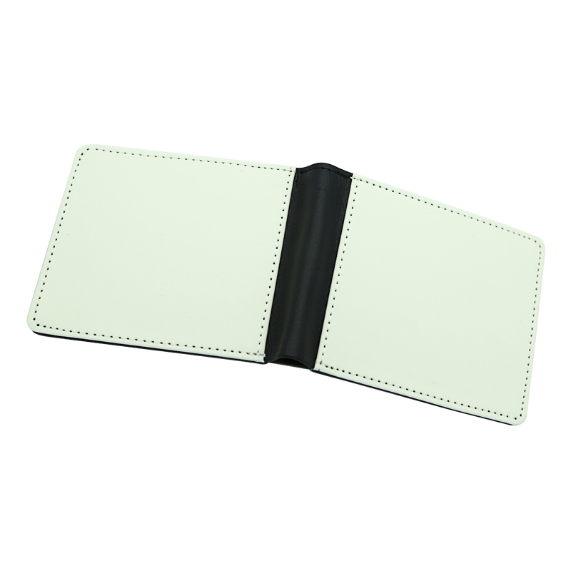 Men's Sublimation Leatherette Bifold Wallet with Two Sides Printing Men's Sublimation Leatherette Bifold Wallet with Two Sides Printing