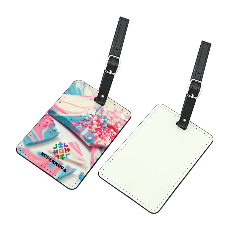 Sublimation PU Leather Luggage Tag-Double Side Printable Sublimation PU Leather Luggage Tag-Double Side Printable