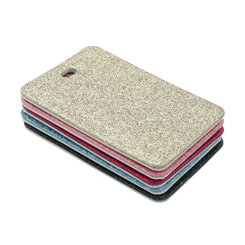 Sublimation Glitter Leather Luggage Tag-Single Side Printable Sublimation Glitter Leather Luggage Tag-Single Side Printable