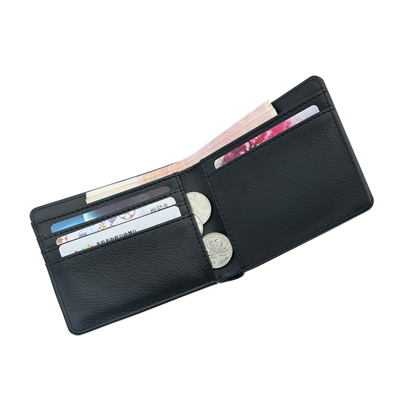 Men's Sublimation Leatherette Bifold Wallet with Two Sides Printing Men's Sublimation Leatherette Bifold Wallet with Two Sides Printing