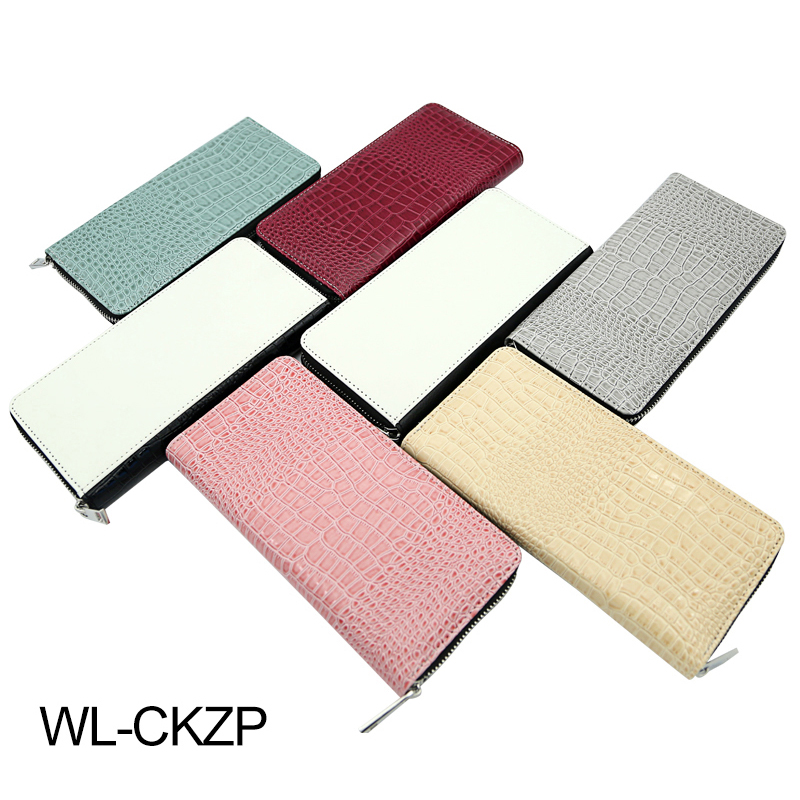 Sublimation Leatherette Zipper Wallets - Large Sublimation Leatherette Zipper Wallets - Large