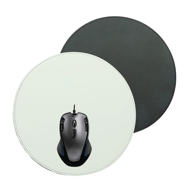 Sublimation Pu Leather Mouse Pad - Round Sublimation Pu Leather Mouse Pad - Round