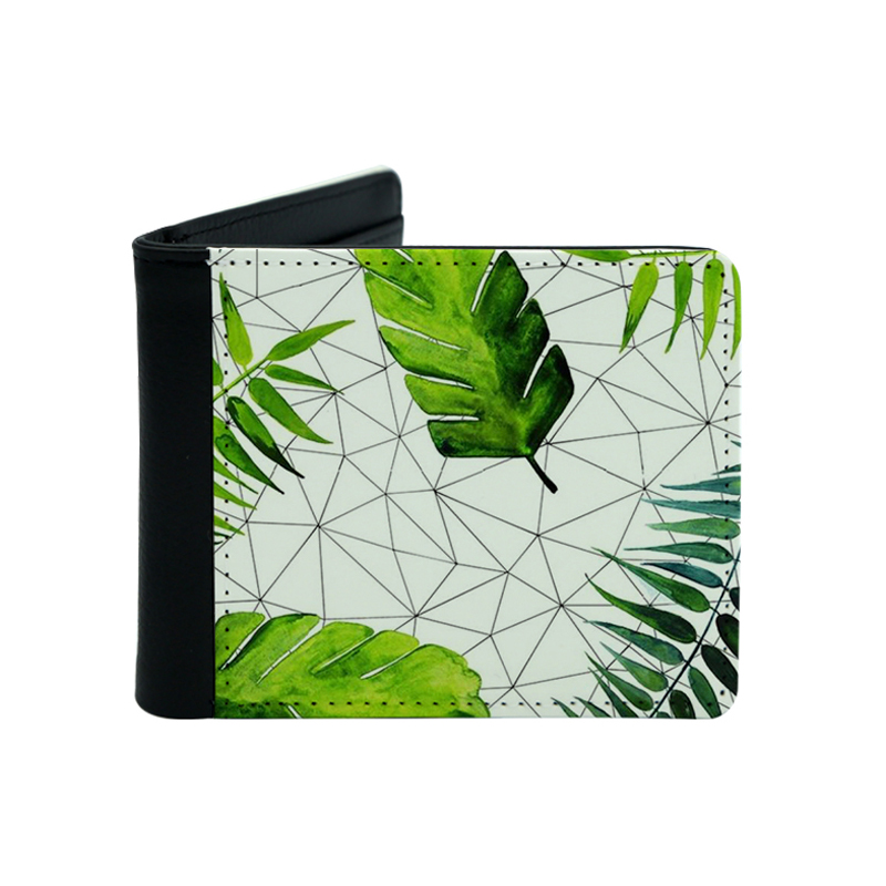 Men's Sublimation Leatherette Bifold Wallet with Two Sides Printing Men's Sublimation Leatherette Bifold Wallet with Two Sides Printing