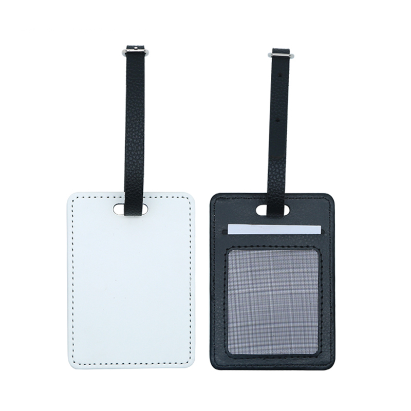 Sublimation PU Leather Luggage Tag-Double Side Printable Sublimation PU Leather Luggage Tag-Double Side Printable