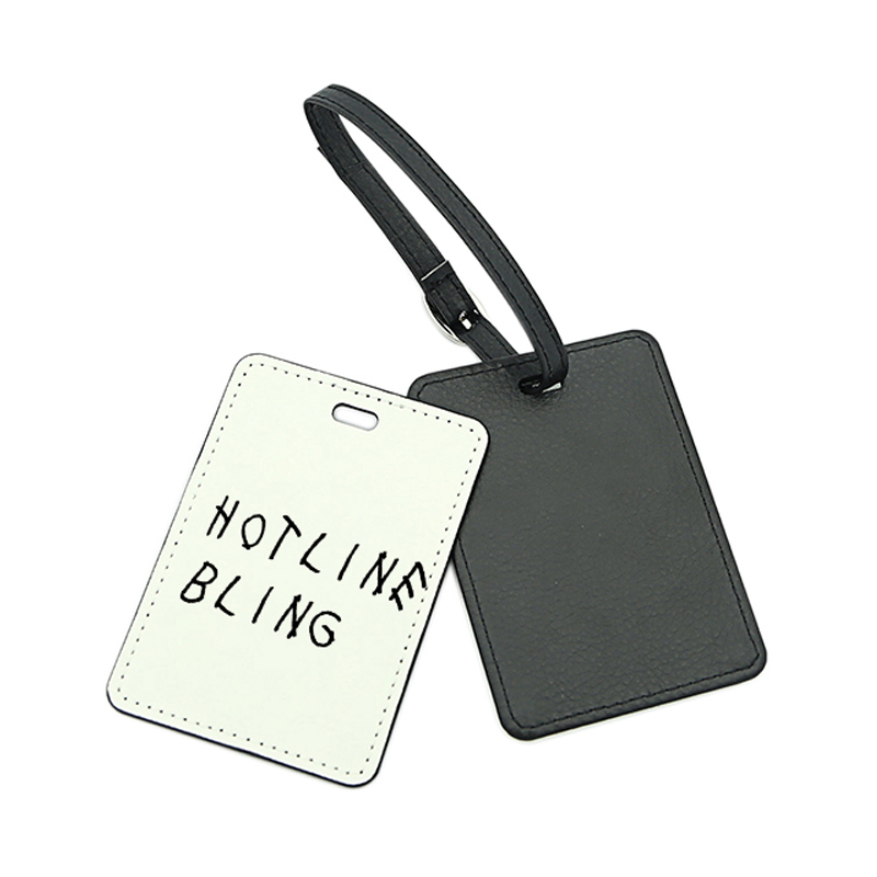 Sublimation PU Leather Luggage Tag-Double Side Printable Sublimation PU Leather Luggage Tag-Double Side Printable