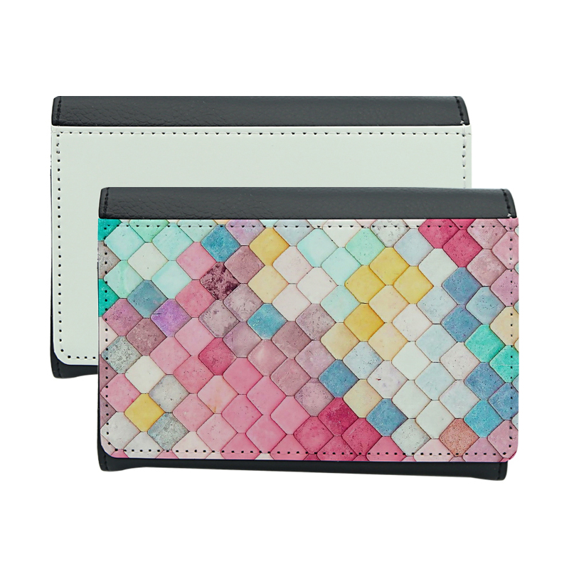 Sublimation Leatherette Bifold Wallet - Short