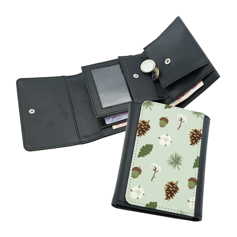 Sublimation Leatherette Wallet with Inner PU Leather - Middle Sublimation Leatherette Wallet with Inner PU Leather - Middle