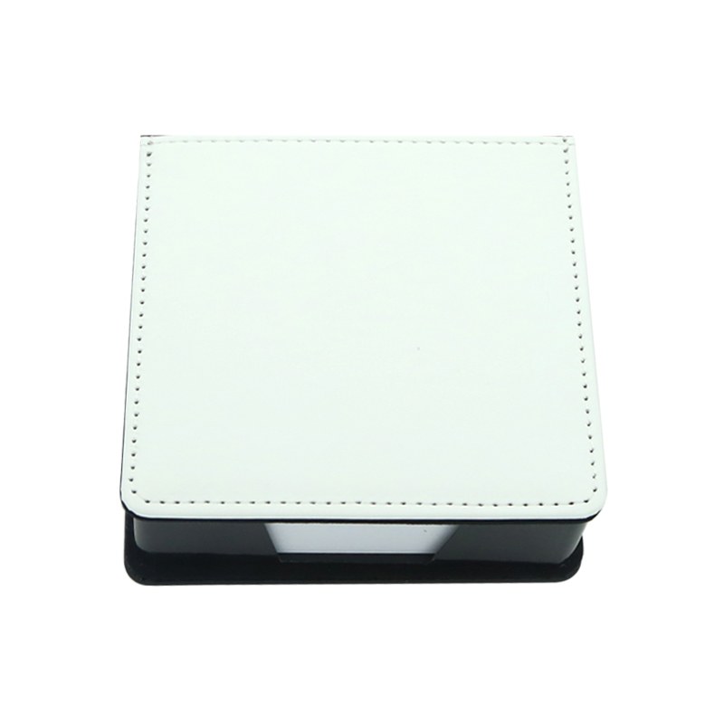 Sublimation Leatherette Sticky Notes Box - Square Sublimation Leatherette Sticky Notes Box - Square