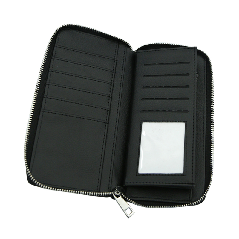 Sublimation Leatherette Zipper Wallets - Large Sublimation Leatherette Zipper Wallets - Large