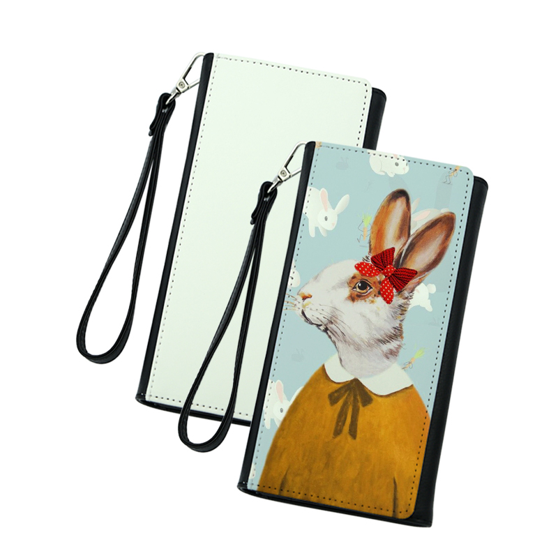 Sublimation Leatherette Wallets with Wrist Strap - New
