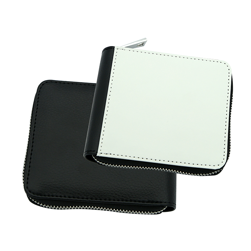 Sublimation Leatherette Zipper Wallets - Small Sublimation Leatherette Zipper Wallets - Small