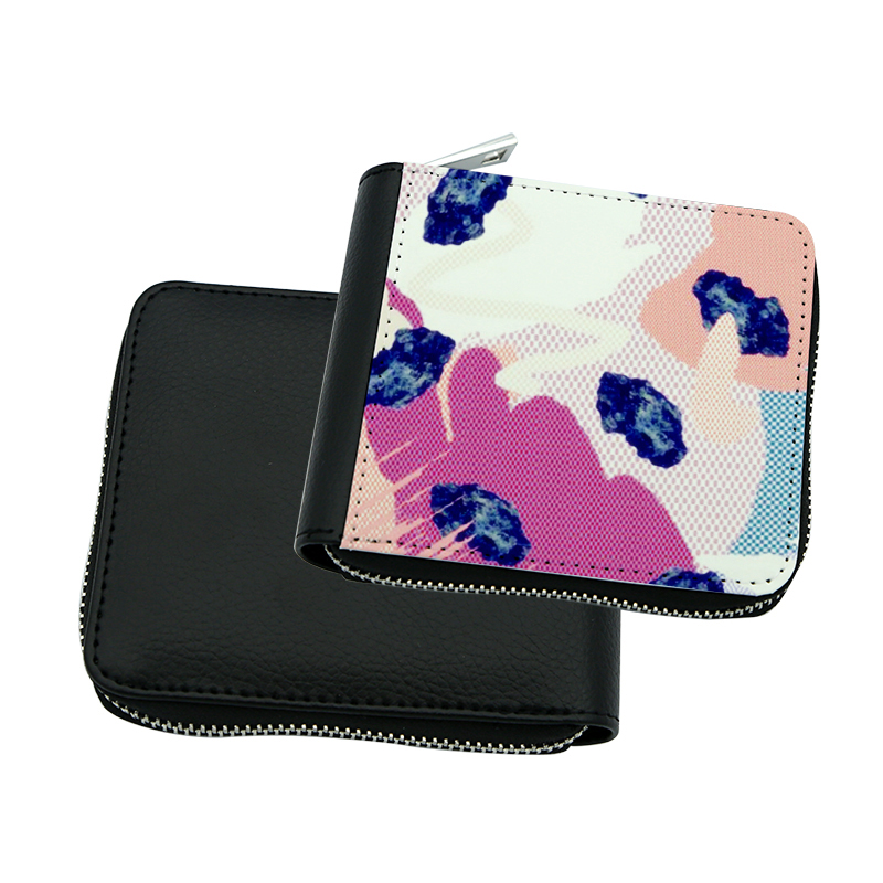 Sublimation Leatherette Zipper Wallets - Small Sublimation Leatherette Zipper Wallets - Small