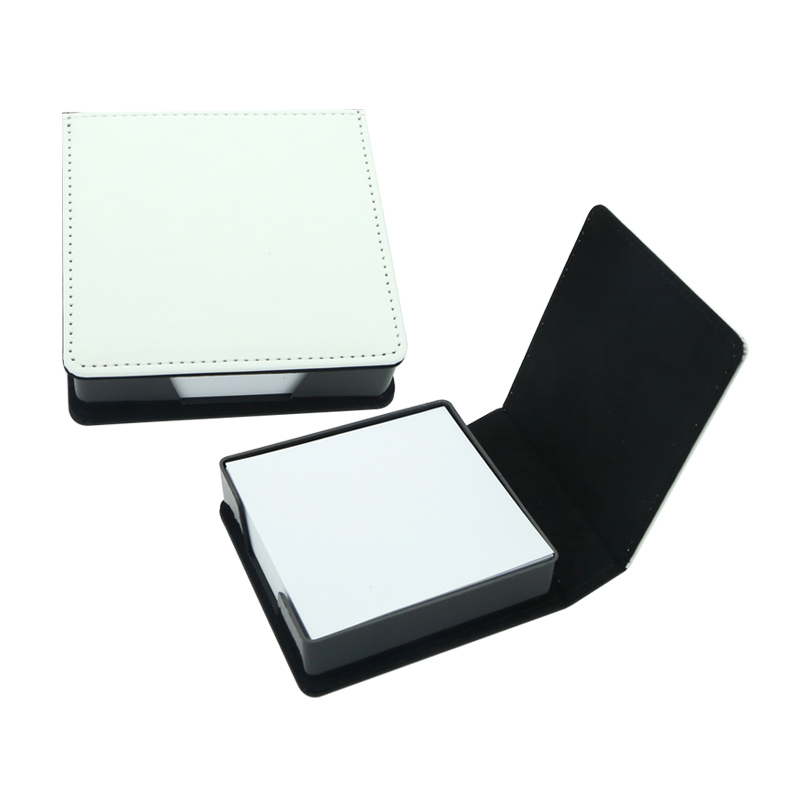 Sublimation Leatherette Sticky Notes Box - Square Sublimation Leatherette Sticky Notes Box - Square