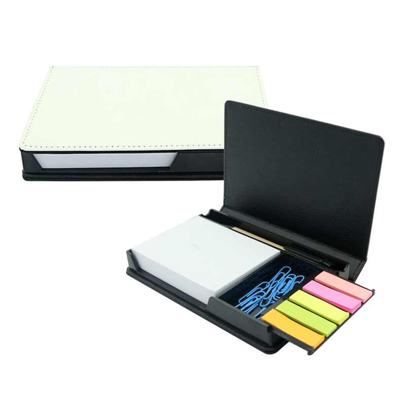 Sublimation Leatherette Sticky Notes Box - Rectangle Sublimation Leatherette Sticky Notes Box - Rectangle