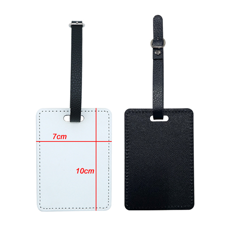 Sublimation PU Leather Luggage Tag-Double Side Printable Sublimation PU Leather Luggage Tag-Double Side Printable