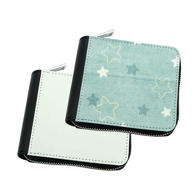 Sublimation Leatherette Zipper Wallets - Small Sublimation Leatherette Zipper Wallets - Small