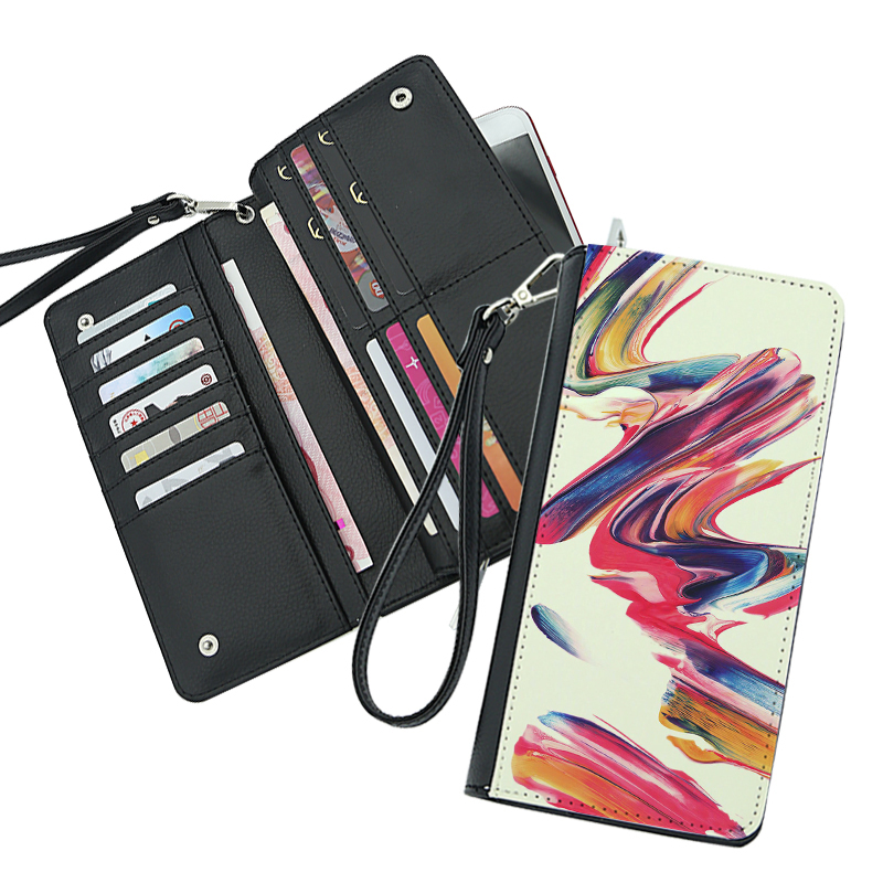 Sublimation Leatherette Wallets with Wrist Strap - Classic Sublimation Leatherette Wallets with Wrist Strap - Classic