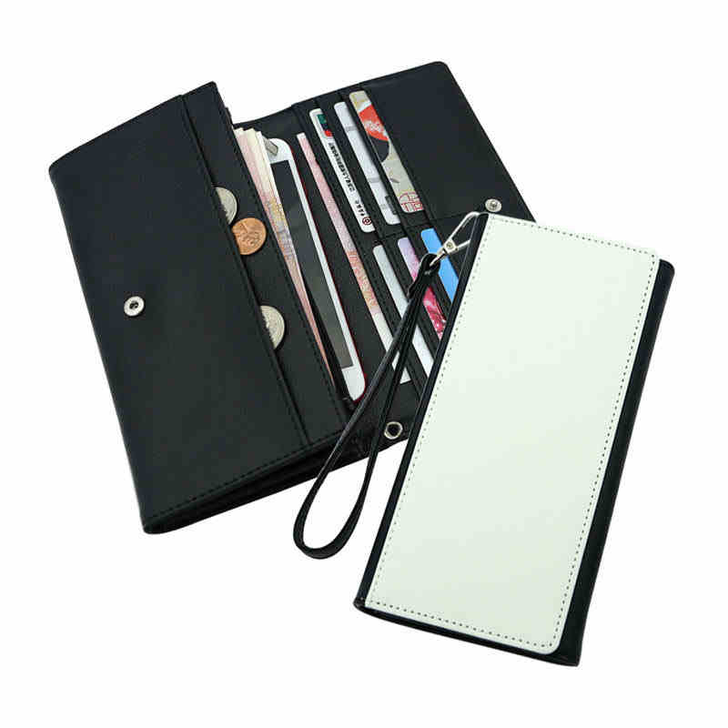 Sublimation Leatherette Wallets with Wrist Strap - New Sublimation Leatherette Wallets with Wrist Strap - New