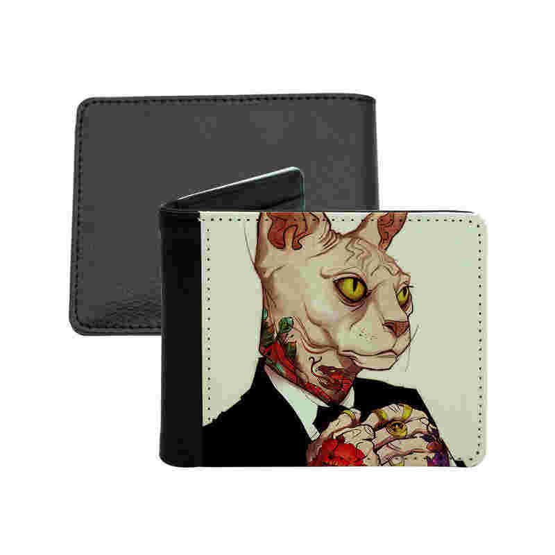 Men's Sublimation Leatherette Bifold Wallet with Coin Pocket Men's Sublimation Leatherette Bifold Wallet with Coin Pocket