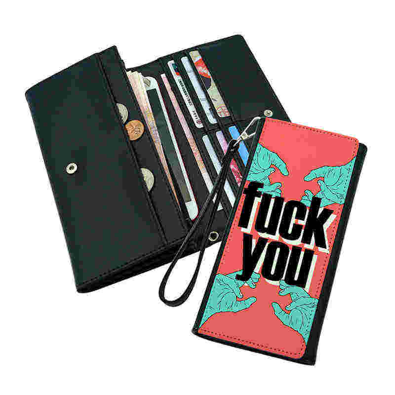Sublimation Leatherette Wallets with Wrist Strap - New Sublimation Leatherette Wallets with Wrist Strap - New