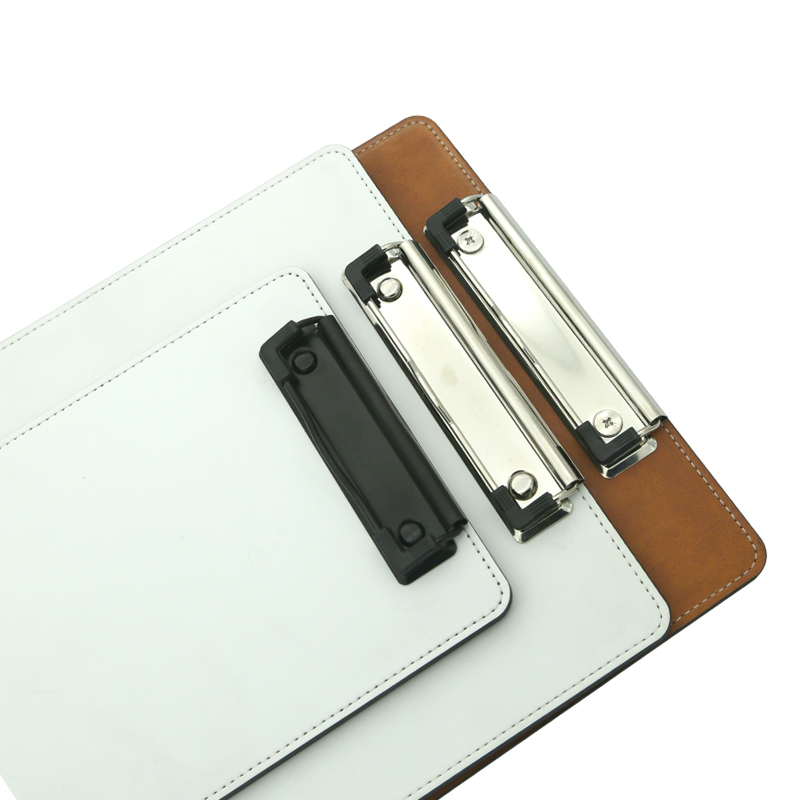 Sublimation PU Leather Clipboard with Metal Clip - A5 Sublimation PU Leather Clipboard with Metal Clip - A5