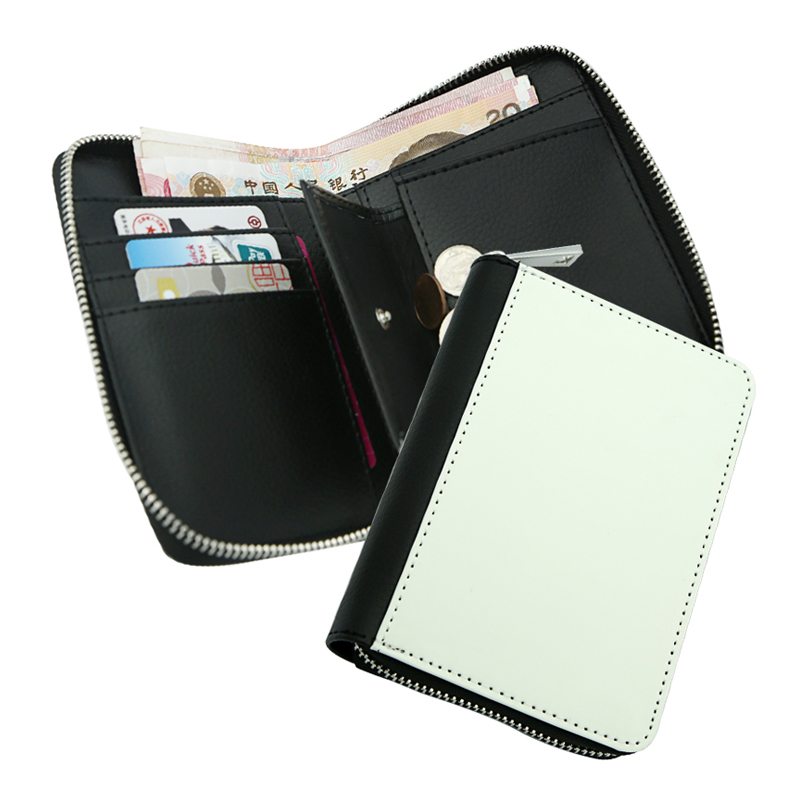 Sublimation Leatherette Zipper Wallets - Middle Sublimation Leatherette Zipper Wallets - Middle