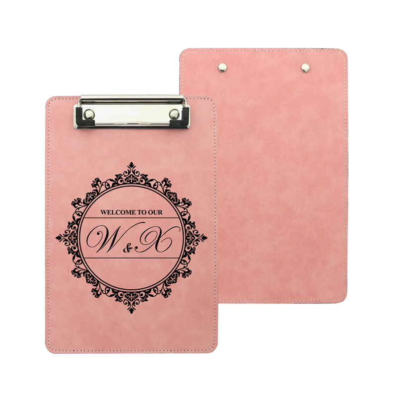 Sublimation PU Leather Clipboard with Metal Clip - A4 Sublimation PU Leather Clipboard with Metal Clip - A4