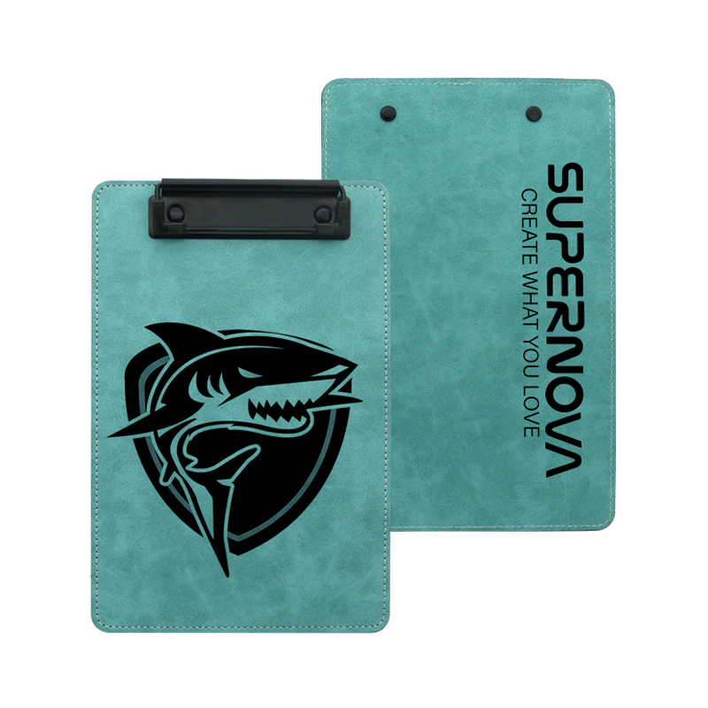 Sublimation PU Leather Clipboard with Metal Clip - A4 Sublimation PU Leather Clipboard with Metal Clip - A4