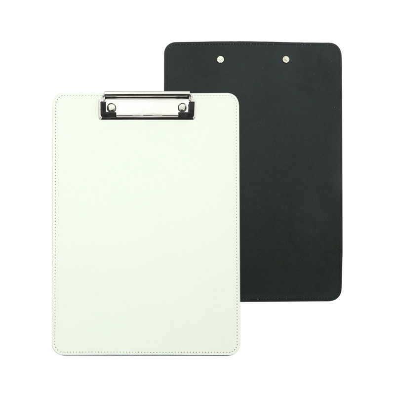 Sublimation PU Leather Clipboard with Metal Clip - A4 Sublimation PU Leather Clipboard with Metal Clip - A4
