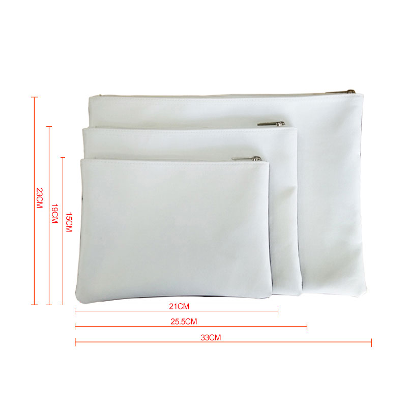 Sublimation Fabric Cosmetic Bag/Pencil Bag - L Size Sublimation Fabric Cosmetic Bag/Pencil Bag - L Size