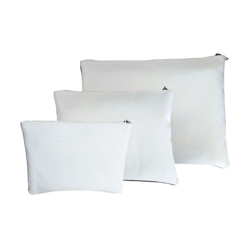 Sublimation Fabric Cosmetic Bag/Pencil Bag - L Size Sublimation Fabric Cosmetic Bag/Pencil Bag - L Size