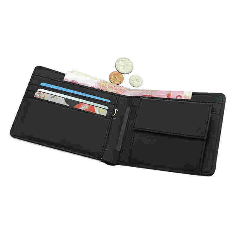Men's Sublimation Leatherette Bifold Wallet with Coin Pocket Men's Sublimation Leatherette Bifold Wallet with Coin Pocket