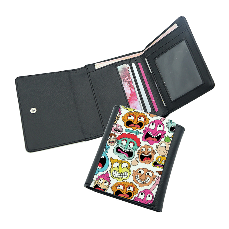 Sublimation Leatherette Wallet with Inner PU Leather - Middle Sublimation Leatherette Wallet with Inner PU Leather - Middle