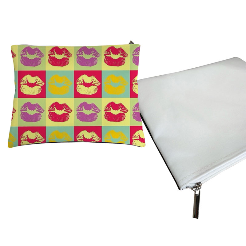 Sublimation Fabric Cosmetic Bag/Pencil Bag - L Size Sublimation Fabric Cosmetic Bag/Pencil Bag - L Size