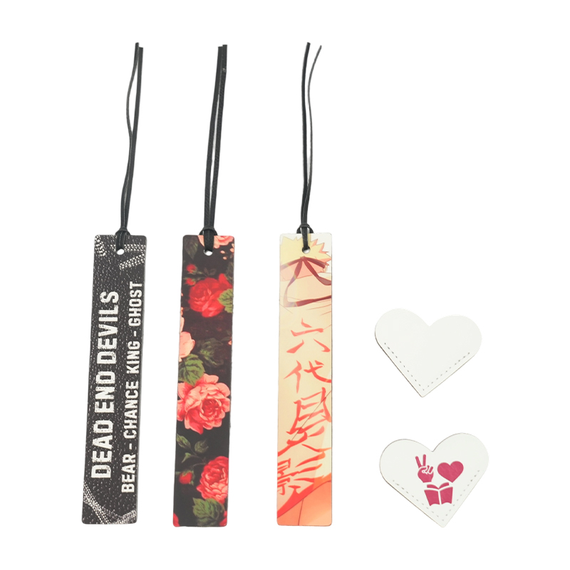 Sublimation PU Leather Bookmark Sublimation PU Leather Bookmark