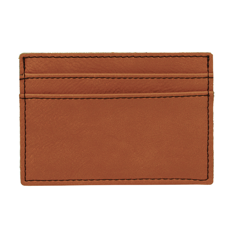 Laserable Leatherette Wallet Clip Laserable Leatherette Wallet Clip