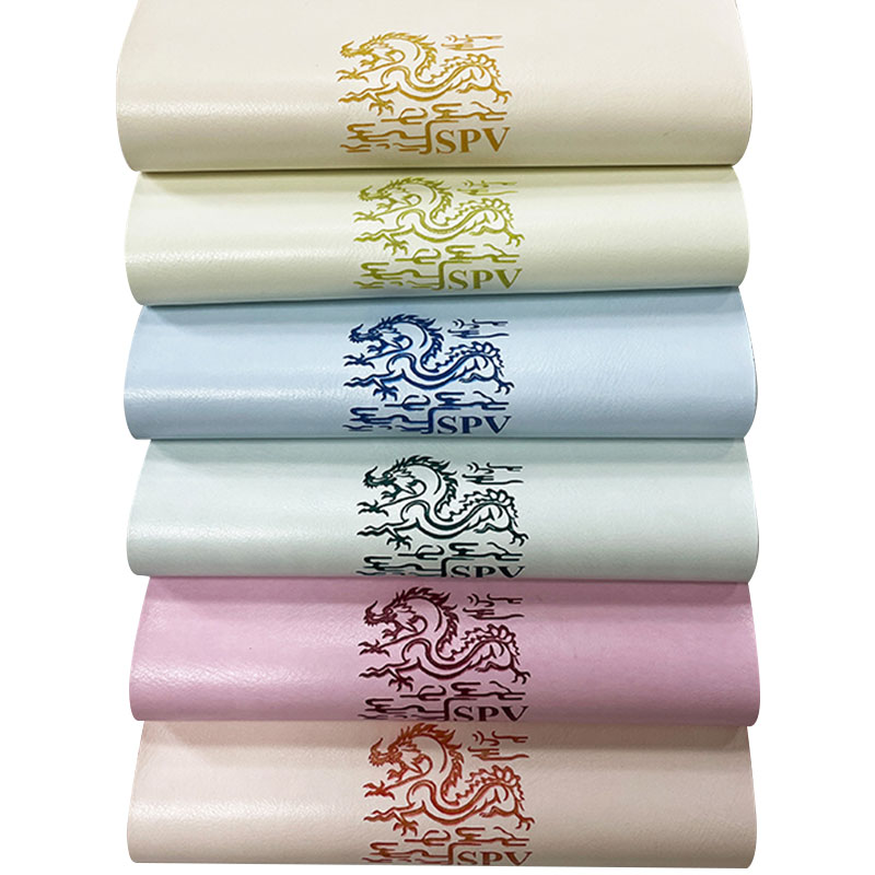 Glossy leatherette sheets with adhesive/without adhesive