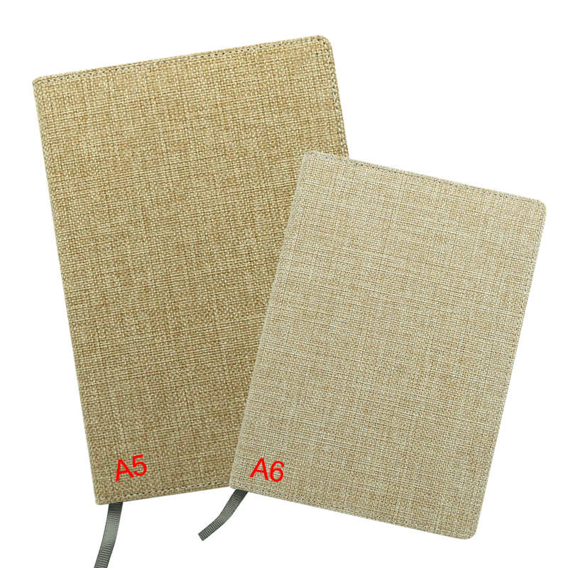 Sublimation Jute Changeable Notebook - A6 Size Sublimation Jute Changeable Notebook - A6 Size